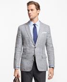 Brooks Brothers Regent Fit Multi-check Linen Sport Coat