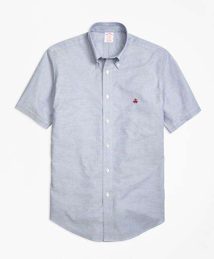 Brooks Brothers Non-iron Madison Fit Short-sleeve Oxford Sport Shirt