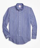 Brooks Brothers Non-iron Madison Fit Ribbon Stripe Sport Shirt