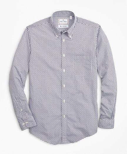 Brooks Brothers Luxury Collection Madison Classic-fit Sport Shirt, Button-down Collar Paisley Print