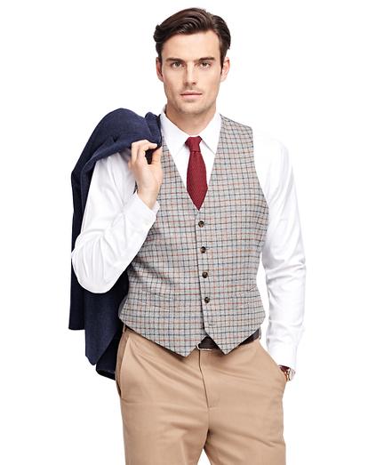 Brooks Brothers Multi Tattersall Vest
