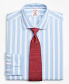 Brooks Brothers Men's Stretch Regular Fit Classic-fit Dress Shirt, Non-iron Bold Stripe