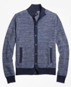 Brooks Brothers Men's Cotton Cashmere Bird's-eye Button-front Cardigan