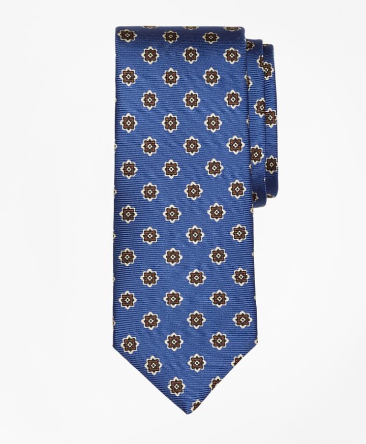 Brooks Brothers Men's Medallion Print Tie