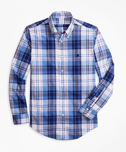 Brooks Brothers Regent Fit Bold Plaid Zephyr Sport Shirt