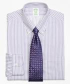 Brooks Brothers Milano Slim-fit Dress Shirt, Non-iron Sidewheeler Stripe