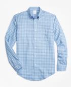 Brooks Brothers Men's Non-iron Regent Fit Tattersall Sport Shirt