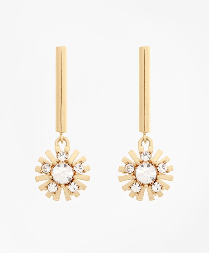 Brooks Brothers Women's Crystal Starburst Earrings