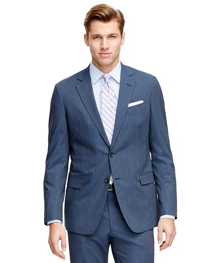 Brooks Brothers Fitzgerald Fit Brookscool Alternating Stripe Suit