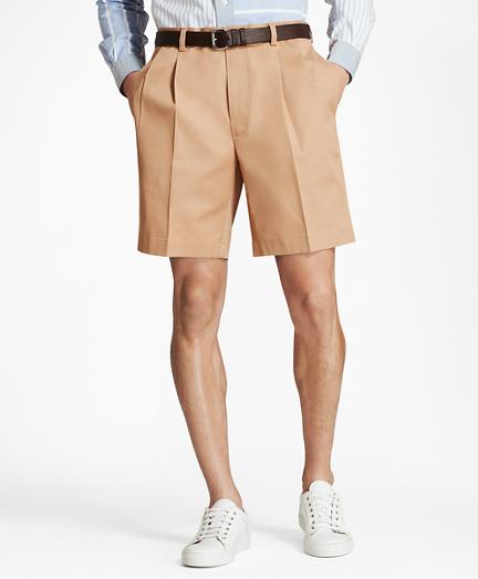 Brooks Brothers Pleat Front Stretch Advantage Chino Shorts