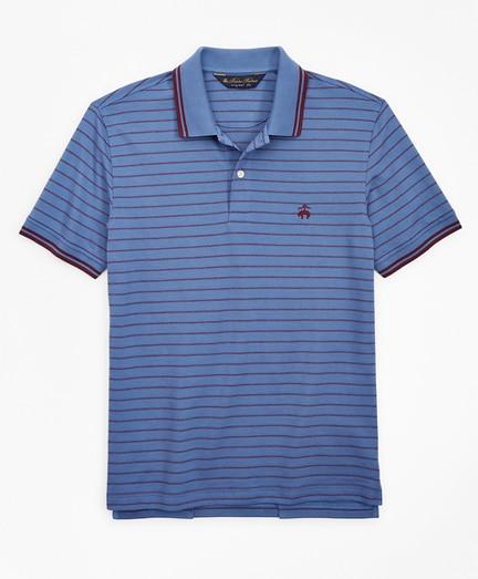 Brooks Brothers Original Fit Jacquard Stripe Polo Shirt