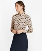 Brooks Brothers Daisy-print Cotton Sateen Fitted Shirt
