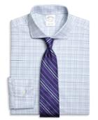 Brooks Brothers Men's Slim Fit Triple Check Dress Shirt