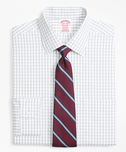 Brooks Brothers Madison Classic-fit Dress Shirt, Non-iron Overcheck Windowpane