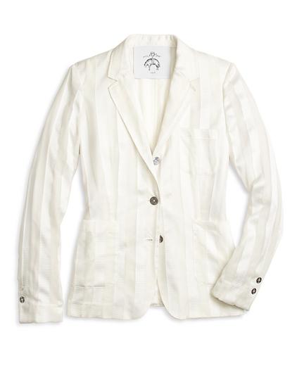 Brooks Brothers Silk Patch Pocket Jacket