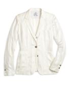 Brooks Brothers Silk Patch Pocket Jacket