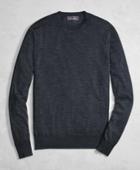 Brooks Brothers Men's Golden Fleece 3-d Knit Fine-gauge Merino Wool Crewneck Sweater