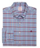 Brooks Brothers Supima Cotton Non-iron Regular Fit Brookscool Alternating Framed Tattersall Sport Shirt