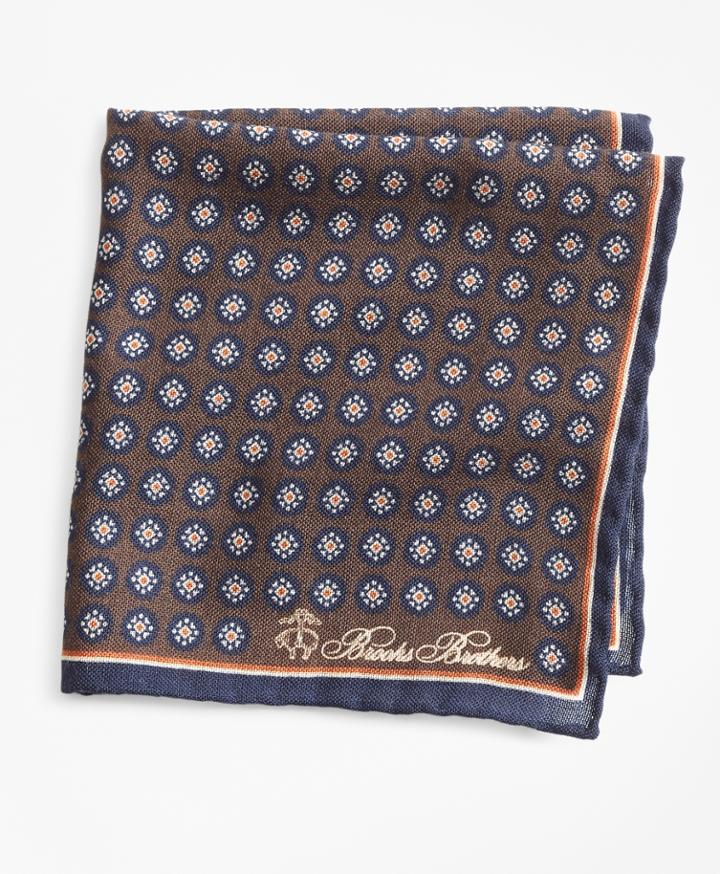 Brooks Brothers Men's Medallion Pocket Square