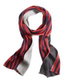 Brooks Brothers Double-faced Stripe Scarf