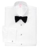 Brooks Brothers Men's Madison Fit Ten-pleat Tennis Collar Tuxedo Shirt