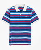 Brooks Brothers Short-sleeve Bold Stripe Pique Polo Shirt