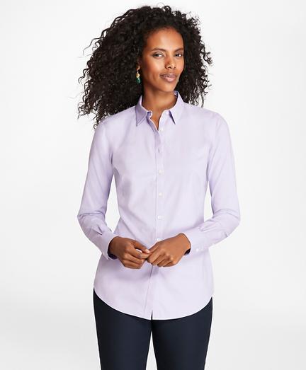 Brooks Brothers Non-iron Stretch-cotton Pinpoint Oxford Fitted Shirt