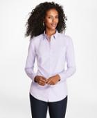 Brooks Brothers Non-iron Stretch-cotton Pinpoint Oxford Fitted Shirt