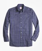 Brooks Brothers Madison Fit Cotton Cashmere Windowpane Sport Shirt