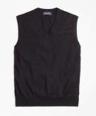 Brooks Brothers Saxxon Wool  Sweater Vest
