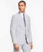 Brooks Brothers Stripe Cotton Seersucker Suit Jacket