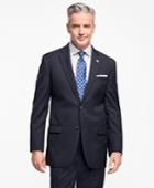 Brooks Brothers Men's Madison Fit Saxxon Wool Narrow Double Pinstripe 1818 Suit