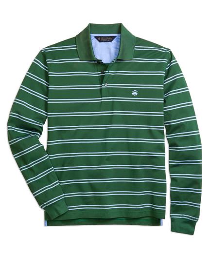 Brooks Brothers Original Fit Long-sleeve Stripe Polo