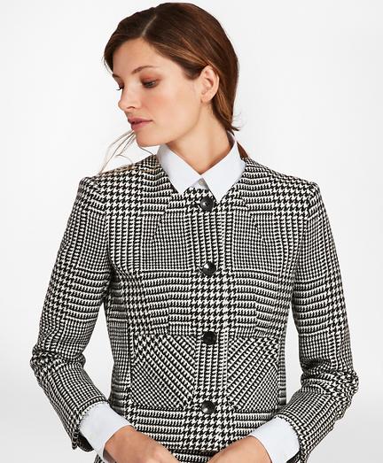 Brooks Brothers Glen Plaid Wool Twill Jacket