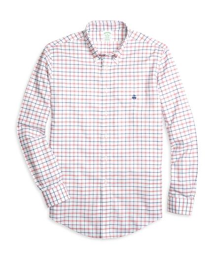 Brooks Brothers Non-iron Milano Fit Check Sport Shirt