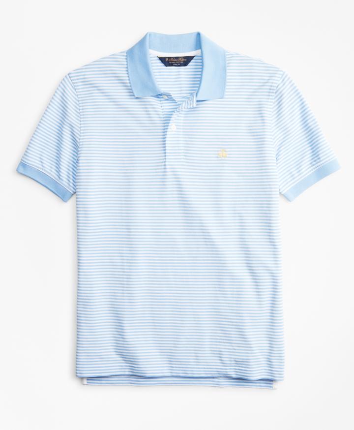 Brooks Brothers Men's Slim Fit Vintage Stripe Polo Shirt