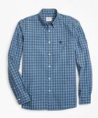 Brooks Brothers Checked Yarn-dyed Cotton Poplin Sport Shirt