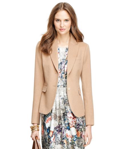 Brooks Brothers Camel Hair Two-button Jacket