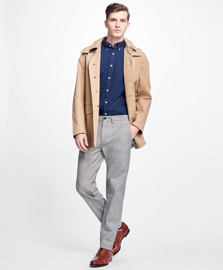 Brooks Brothers Men's Water-resistant Parka With Removable Hood