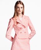 Brooks Brothers Women's Gingham Double-weave Jacket