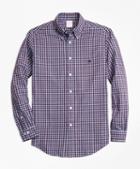 Brooks Brothers Madison Fit Brushed Oxford Gingham Sport Shirt