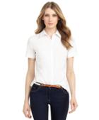 Brooks Brothers Non-iron Tailored-fit Short-sleeve Dress Shirt
