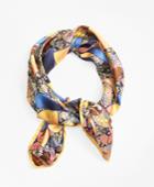 Brooks Brothers Women's Kaleidoscope Floral-print Silk Square Scarf