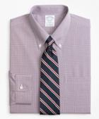 Brooks Brothers Stretch Regent Fitted Dress Shirt, Non-iron Micro-check