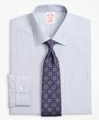 Brooks Brothers Traditional Relaxed-fit Dress Shirt, Non-iron Hairline Ground Alternating Stripe