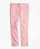 Brooks Brothers Stretch Cotton Check Pants