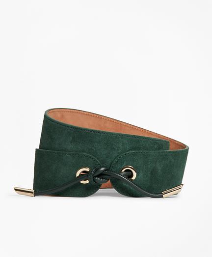 Brooks Brothers Suede Tied-waist Belt