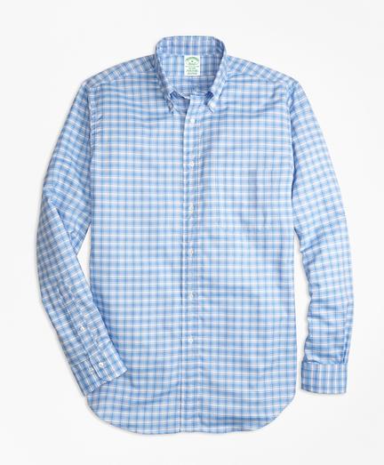 Brooks Brothers Milano Fit Oxford Check Sport Shirt