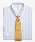 Brooks Brothers Men's Non-iron Brookscool Regular Fit Double Stripe Dress Shirt