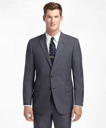 Brooks Brothers Fitzgerald Fit Navy Houndstooth 1818 Suit